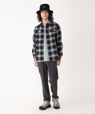 Columbia Columbia/ フレアガンストレッチフランネルシャツ /コロンビア Black Two Lane Tartan