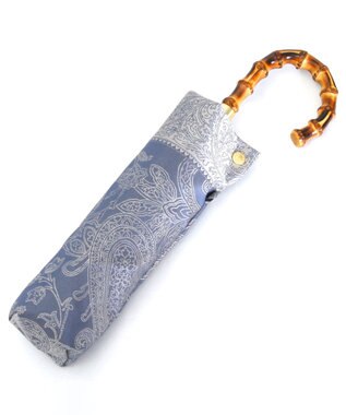 槇田商店 Kirie ペイズリー ミステリアスブルー 折りたたみ傘