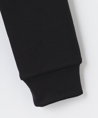 23区GOLF ファン多数の名品トップス 【WOMEN】ストレッチ裏フリース モックネックシャツ ブラック系