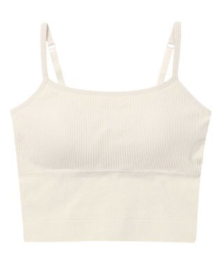 AMPHI ブラトップ 立体的なバストシルエット 脇すっきり クロップド丈 【L∞Ping ルーピング】 ブラキャミソール JSF102 アンフィ／ワコール