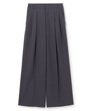 BEIGE， 【洗える】LAVAL / ワイドタックパンツ C.Gray