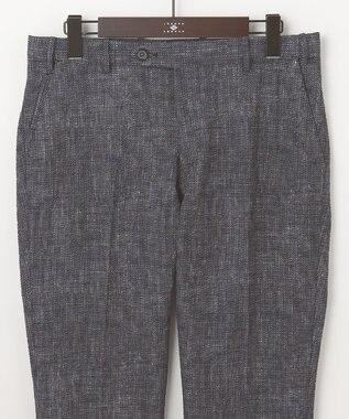 JOSEPH ABBOUD 【ウエストも伸びる！】ライトウェーブ パンツ グレー系1