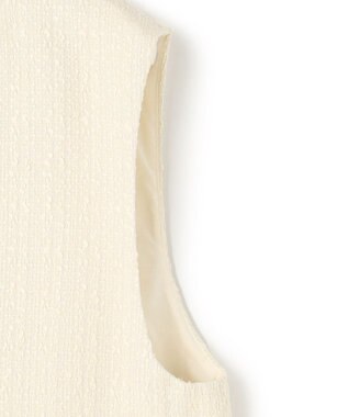 ICB スラブヤーンツイード ベスト トープ系