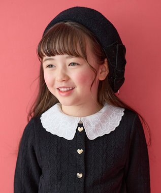  リボン付き ベレー帽