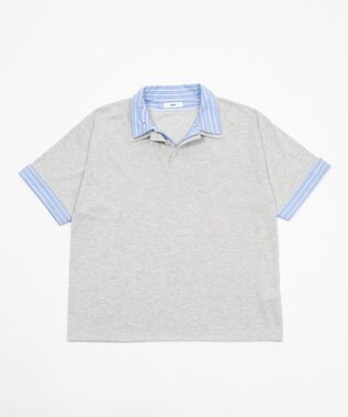 WEGO 【ユニセックス着用ITEM】シャツレイヤードT（SS） グレー