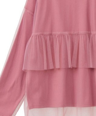 Green Parks ・ＥＬＥＮＣＡＲＥ　ＤＵＥ　チュールレイヤードロンＴＥＥ Pink