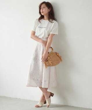 Feroux ロゴプリント Tシャツ ホワイト系