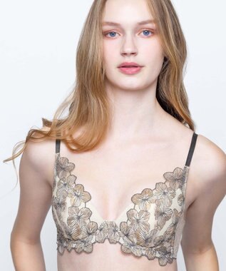 AMPHI ブラジャー ふっくらまる胸キープ 脇高設計 脇・背中スッキリ【Hold Day Bra】 BYJ311 アンフィ／ワコール ベージュ