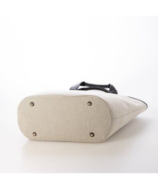 UNBILLION VERYコラボ ペルケ perche / キャンバス×牛革コンビトートバッグ ブラック