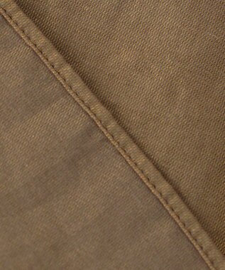 自由区 【洗える】ブライトシアーシャンブレー Tブラウス ブロンズ