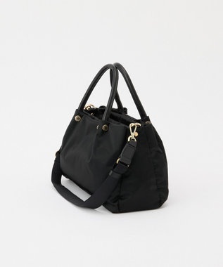 russet ナイロン三層2WAYミニトートバッグ(CE-1580) Black