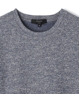 JOSEPH HOMME 【WEB・一部店舗限定】 メランジウィーブ　半袖カットソー ネイビー系