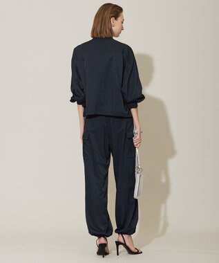 ICB 【接触冷感・UVカット・撥水・洗える】 ナイロンタスランツイル ブルゾン ネイビー系