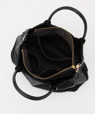 russet ナイロン三層2WAYミニトートバッグ(CE-1580) Black