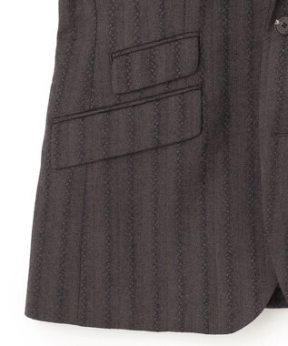 JOSEPH HOMME ピンヘッドストライプジャガード　ジャケット グレー系1