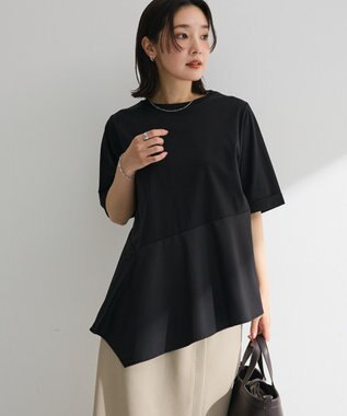 Green Parks 華やぎカットソー（アシメヘム）