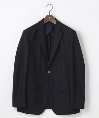JOSEPH ABBOUD 【キングサイズ・JAPANファブリック/軽量/ジャージー素材】 サマージャージージャケット ネイビー系