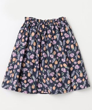 ANY KIDS 花柄 スカパン ネイビー系花柄