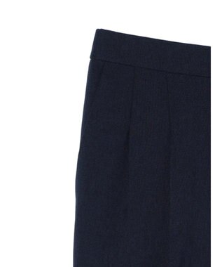 Green Parks 接触冷感　きれいシルエットパンツ（テーパード） Dark Navy