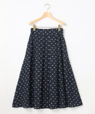 組曲 ディヴェールプリント スカート ネイビー系5