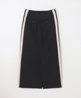 GRACE CONTINENTAL サイドラインジャージスカート ブラック