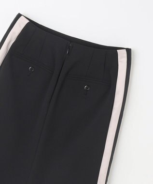 GRACE CONTINENTAL サイドラインジャージスカート ブラック