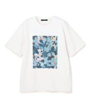 JOSEPH HOMME 【新柄】インプレッションアートＴ　クルーネックTシャツ ダルブルー系3