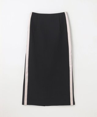 GRACE CONTINENTAL サイドラインジャージスカート ブラック