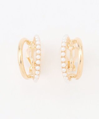 組曲 パールライクメタルアーチ イヤリング