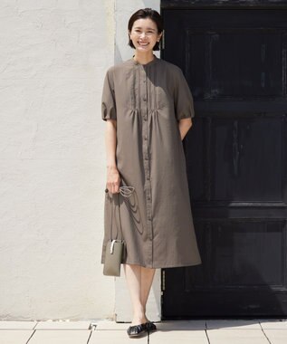 J.PRESS LADIES 【WEB限定カラーあり・セットアイテム】コインケース付き スマホ ポシェット カーキ系