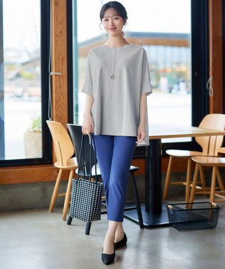Tiaclasse L 【おのののかさん着用】冷凛(ひやりん)カノコドルマンスリーブカットソー グレー