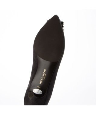 MODE ET JACOMO <MODE ET JACOMO>ビジューバックルパンプス ダークグレースエード