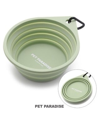 PET PARADISE シリコン折畳み フードボウル