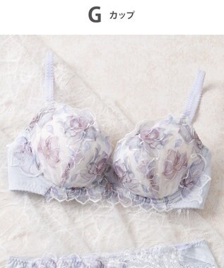  3/4カップブラ　【2700シリーズ】　しっかりめの着用感　奥行き感と透明感のあるデザイン　ウイング／ワコール　PB2700