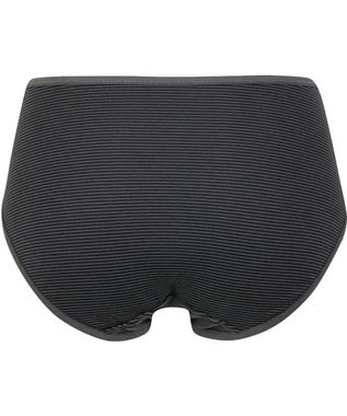 Wing ショーツ 綿混(身生地部) ここちよいフィット感 ムレにくい(身生地部) 【デイリーフィット 綿混ボーダー】 はきこみ丈ふつう EC2650 ウイング／ワコール ダークブラウン