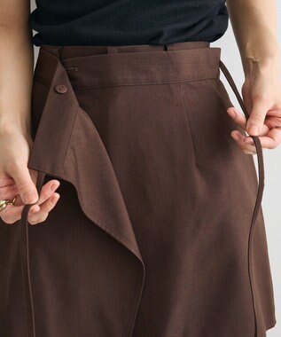 CRAFT STANDARD BOUTIQUE レイヤードデザインパンツ Brown