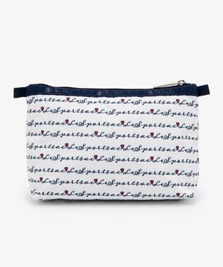 LeSportsac COSMETIC CLUTCH/マリンロゴボーダー マリンロゴボーダー