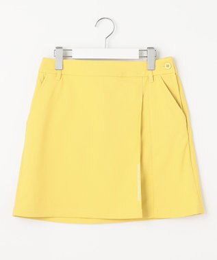 23区GOLF 【WOMEN】スケトラドビーストレッチ 台形 スカート イエロー系