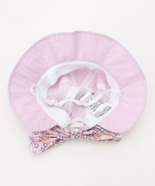 ANY KIDS 日よけ付き リボン ハット ラベンダー