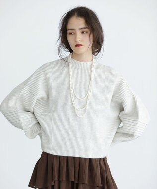 Green Parks ■ＥＳＣＡＲ　ピンタックスリーブニット