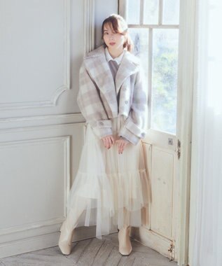 earth music&ecology シャギーショートコート Check