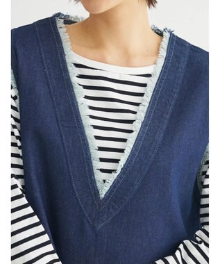 Green Parks Ｖネックフリンジベスト One Wash