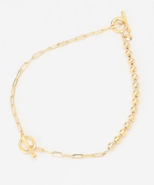 ICB 2WAYメタルネックレス ゴールド系