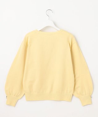 Feroux 【洗える】ビジューポイント ニット ライトイエロー系