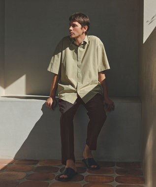 UNFILO MENS TENNEN TOUCH タックパンツ [24年春夏商品] ブラウン