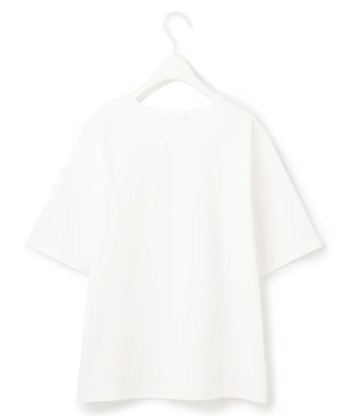 ICB 【接触冷感・UVケア・洗える】ロゴＴＥＥ カットソー フォト×オフホワイト系