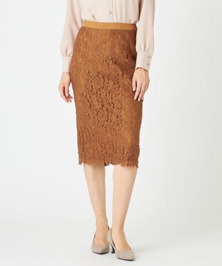 BEIGE， CAMELLIA / Iラインスカート Camel