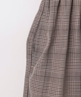 ANY KIDS メロディジャンパースカート ブラウン×チェック