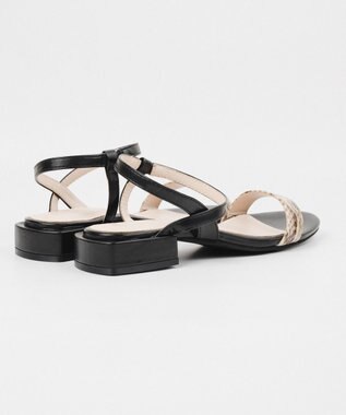 BONTRE 【PRECIEUX JOUET/プレシュウジュエ】オーバーヒールストラップサンダル/014PJ パイソン