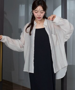 WEGO 【2026年春夏新作】シアーシャツ